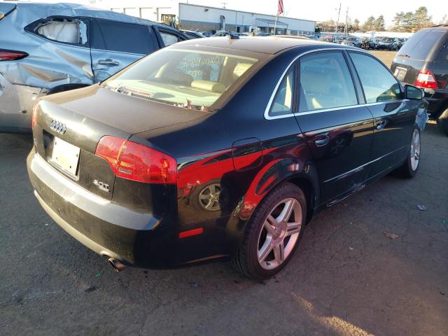 WAUDF78E07A244290 - 2007 AUDI A4 2.0T QU BLACK photo 4