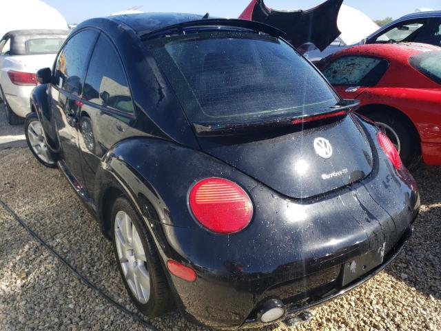 3VWFE21C62M458204 - 2002 VOLKSWAGEN NEW BEETLE 黑色 照片 3