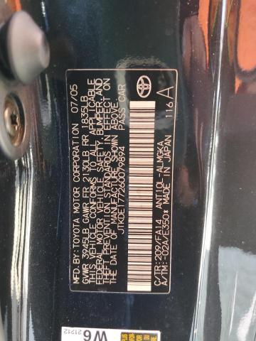 JTKDE177260079894 - 2006 TOYOTA SCION TC 黑色 照片 10