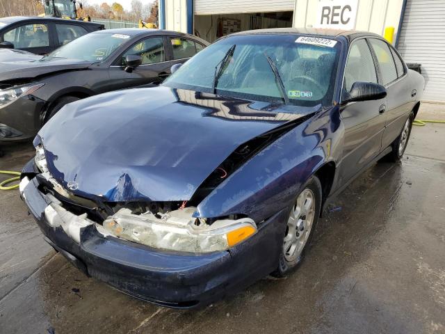 1G3WH52H5YF317316 - 2000 OLDSMOBILE INTRIGUE G BLUE photo 2