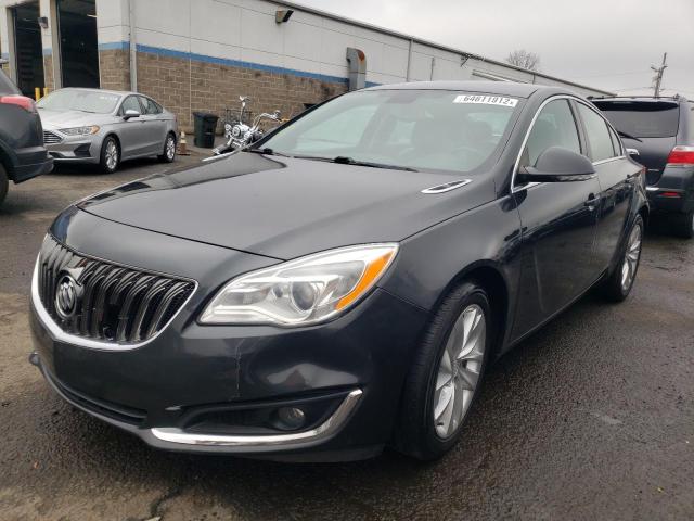 2G4GK5EX2F9226756 - 2015 BUICK REGAL GRAY photo 2