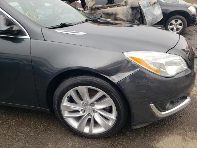 2G4GK5EX2F9226756 - 2015 BUICK REGAL GRAY photo 9