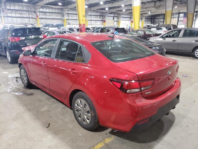 3KPA24AB6KE196994 - 2019 KIA RIO S RED photo 3