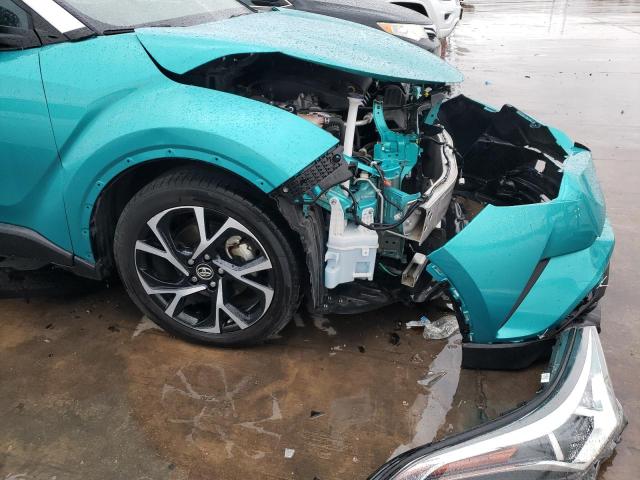 NMTKHMBXXJR063641 - 2018 TOYOTA C-HR XLE GREEN photo 9