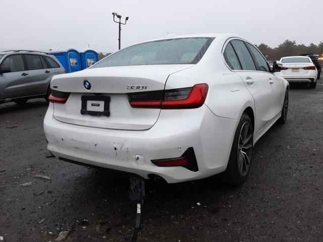 3MW5R7J05M8C11755 - 2021 BMW 330XI WHITE photo 4