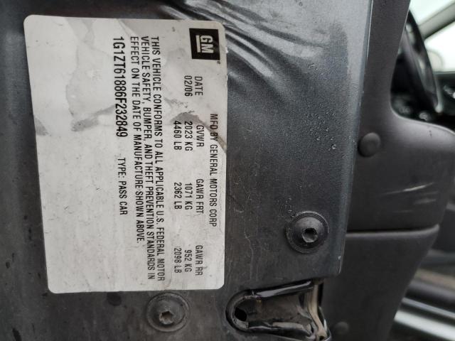 1G1ZT61886F232849 - 2006 CHEVROLET MALIBU MAX 黑色 照片 10