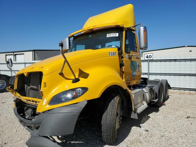 3HSDJAPR8EN797287 - 2014 INTERNATIONAL PROSTAR YELLOW photo 2