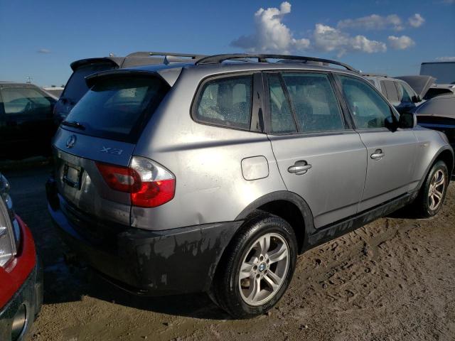 WBXPA93495WD19504 - 2005 BMW X3 3.0I GRAY photo 4