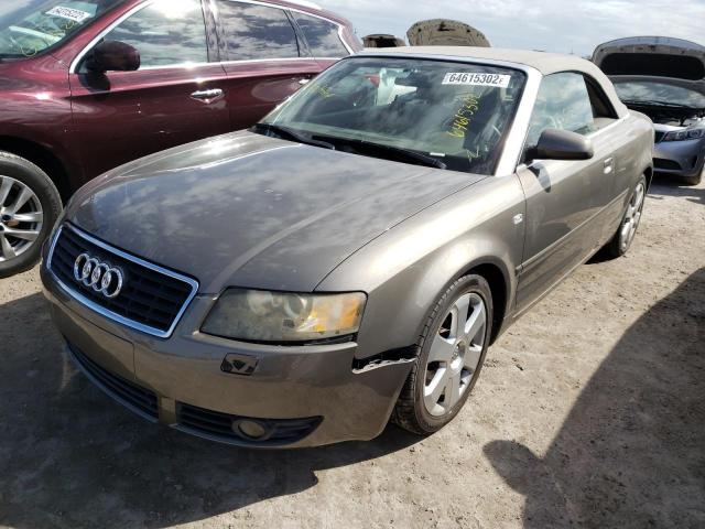 WAUAT48H03K018209 - 2003 AUDI A4 3.0 CAB BEIGE photo 2