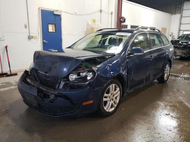 3VWML7AJ9BM615796 - 2011 VOLKSWAGEN JETTA TDI BLUE photo 2