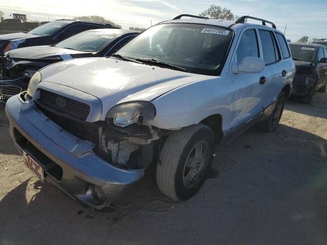 KM8SC13D24U747386 - 2004 HYUNDAI SANTA FE WHITE photo 2