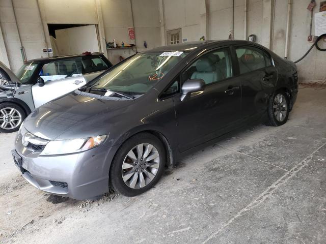 19XFA1F92AE002893 - 2010 HONDA CIVIC EXL Szary zdjęcie 2