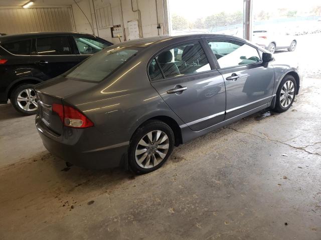 19XFA1F92AE002893 - 2010 HONDA CIVIC EXL Szary zdjęcie 4