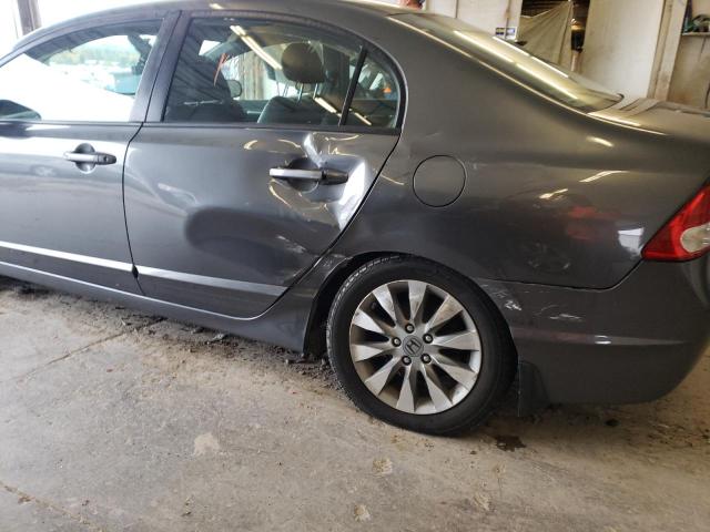 19XFA1F92AE002893 - 2010 HONDA CIVIC EXL Szary zdjęcie 9