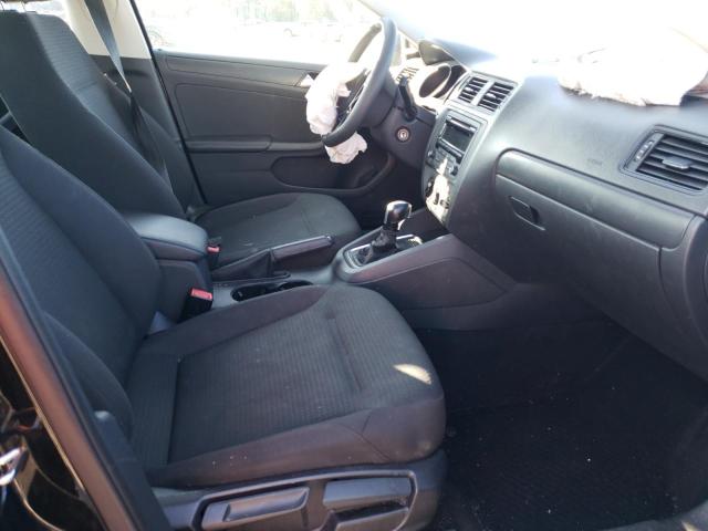 3VW2K7AJ9FM312338 - 2015 VOLKSWAGEN JETTA BASE BLACK photo 5