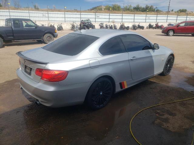 WBAKF9C58BE619984 - 2011 BMW 335 XI SILVER photo 3
