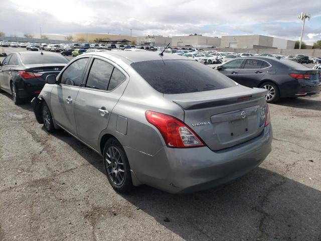 3N1CN7AP1EL817168 - 2014 NISSAN VERSA S/S SILVER photo 3