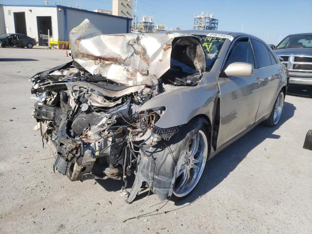 4T1BE46K37U596181 - 2007 TOYOTA CAMRY CE GOLD photo 2