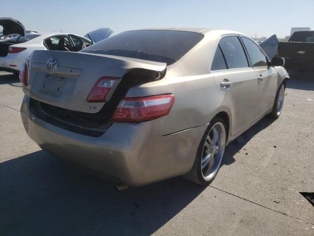 4T1BE46K37U596181 - 2007 TOYOTA CAMRY CE GOLD photo 4