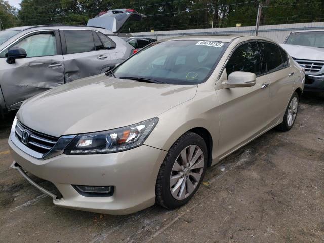 1HGCR3F82DA023878 - 2013 HONDA ACCORD EXL GOLD photo 2