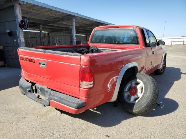 1B7GL22N8YS708507 - 2000 DODGE DAKOTA RED photo 4