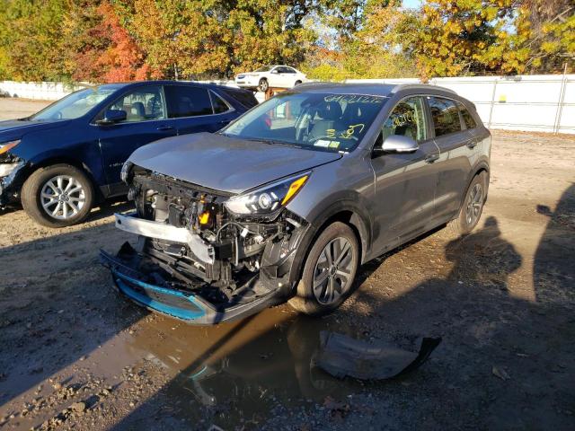 KNDCC3LG4N5159788 - 2022 KIA NIRO S GRAY photo 2