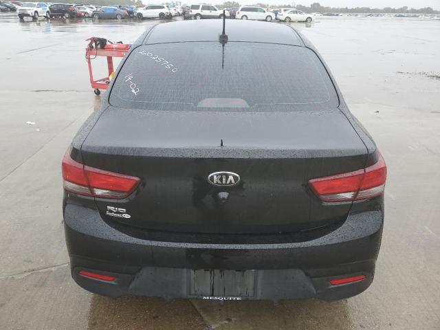 3KPA24ABXKE221122 - 2019 KIA RIO S BLACK photo 6