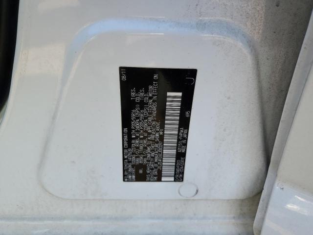 JTLZE4FE6CJ000297 - 2012 TOYOTA SCION XB თეთრი ფოტო 10