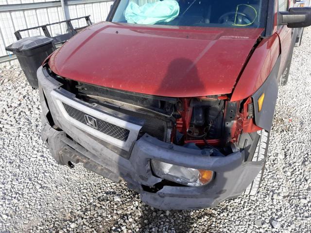 5J6YH28583L006326 - 2003 HONDA ELEMENT EX ORANGE photo 9