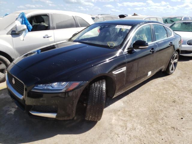 SAJBE4FX5JCY55381 - 2018 JAGUAR XF PRESTIG BLACK photo 2