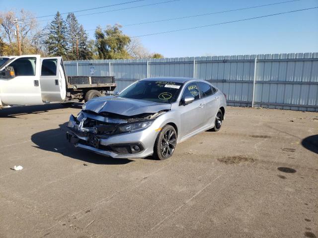 19XFC2E82KE005500 - 2019 HONDA CIVIC SPOR 银色 照片 2