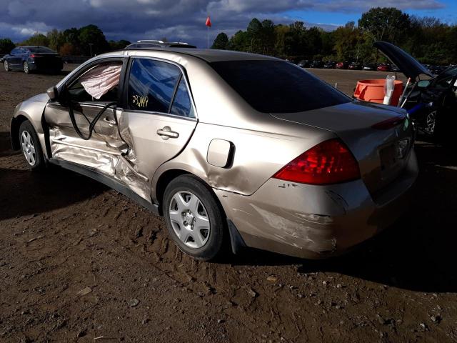 3HGCM56447G706436 - 2007 HONDA ACCORD TAN photo 3