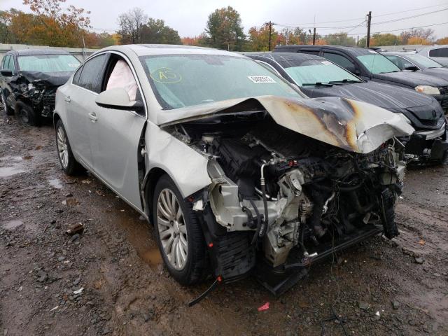 W04GS5EC0B1050591 - 2011 BUICK REGAL CXL SILVER photo 1