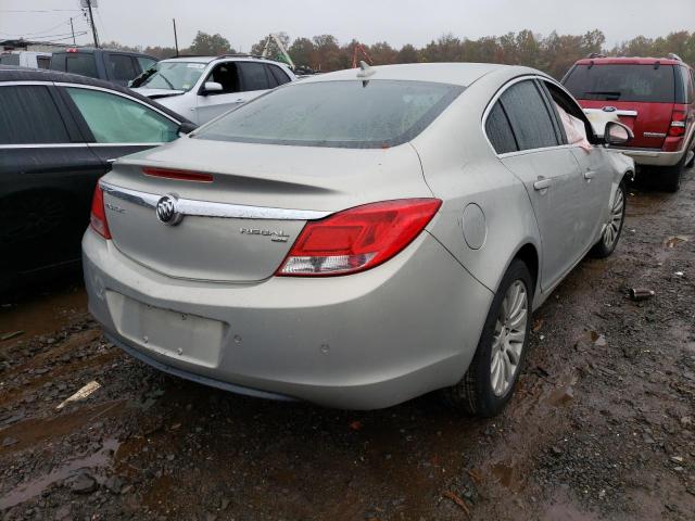 W04GS5EC0B1050591 - 2011 BUICK REGAL CXL SILVER photo 4