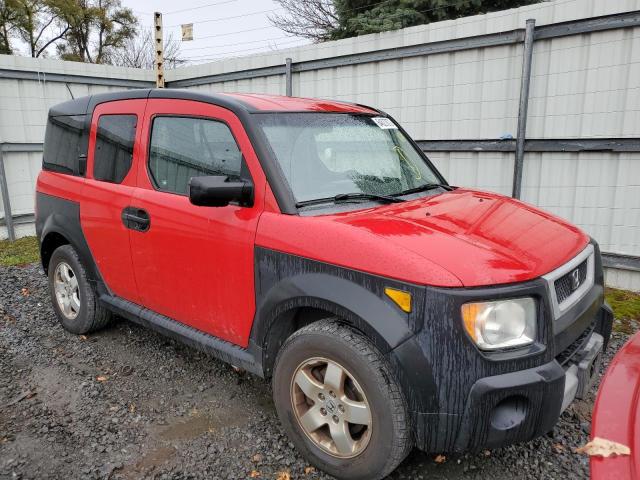 5J6YH28635L000493 - 2005 HONDA ELEMENT EX RED photo 1