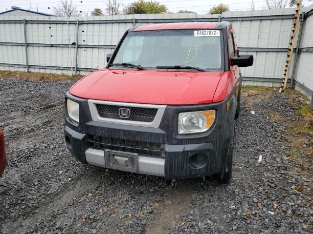 5J6YH28635L000493 - 2005 HONDA ELEMENT EX RED photo 9