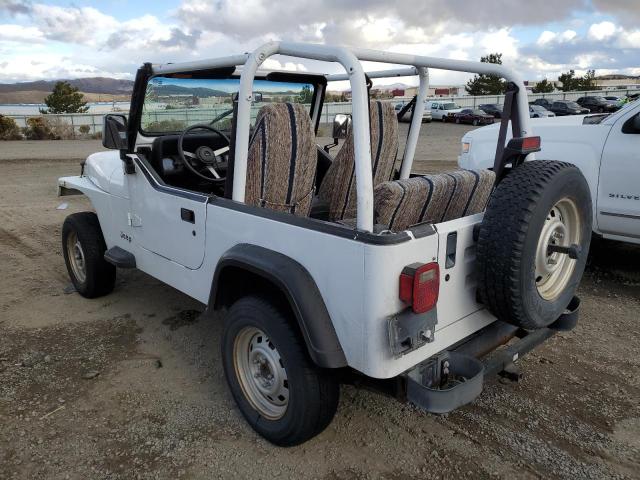 1J4FY19P2SP252345 - 1995 JEEP WRANGLER / WHITE photo 3