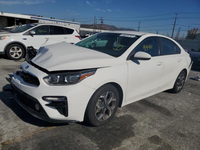 3KPF24AD4KE093080 - 2019 KIA FORTE FE WHITE photo 2