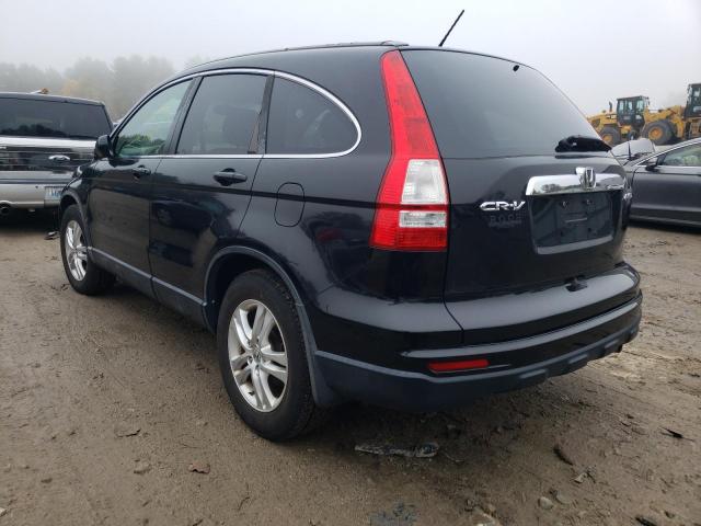 5J6RE4H76BL078764 - 2011 HONDA CR-V EXL BLACK photo 3