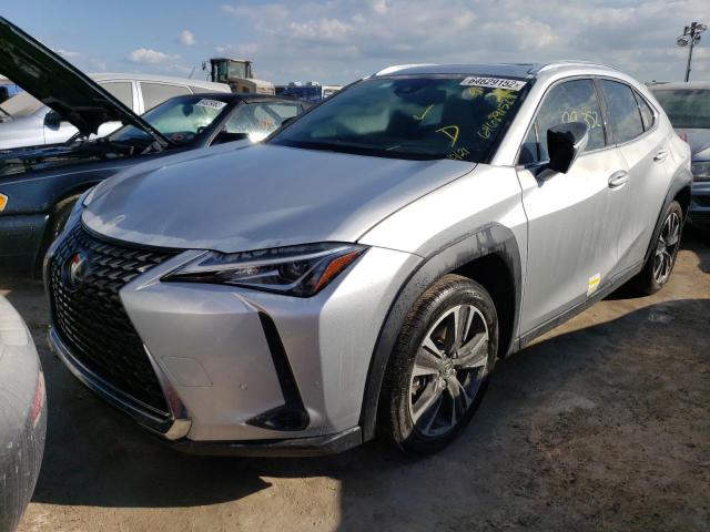 JTHY3JBH5K2002898 - 2019 LEXUS UX 200 SILVER photo 2