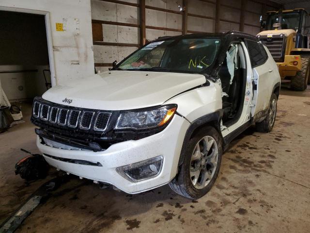 3C4NJDCBXKT767092 - 2019 JEEP COMPASS LI أبيض صورة 2