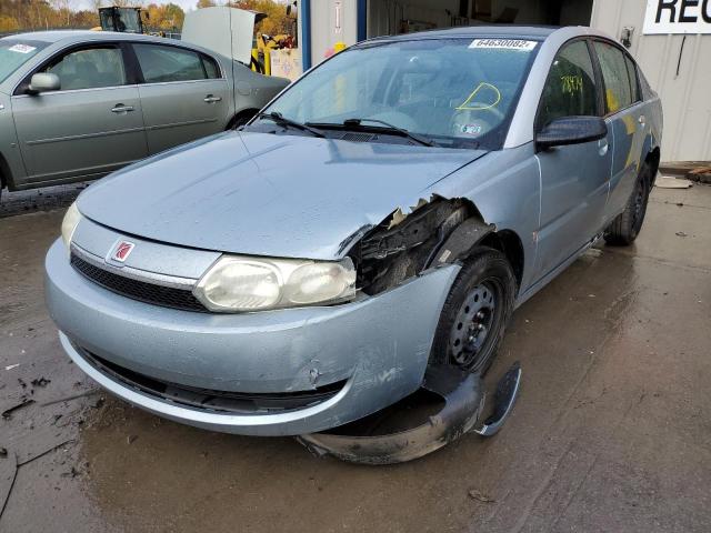 1G8AJ52F63Z130214 - 2003 SATURN ION LEVEL BLUE photo 2