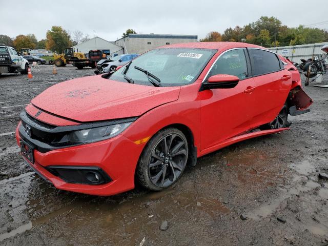 2HGFC2F89LH542824 - 2020 HONDA CIVIC SPOR 红色 照片 2