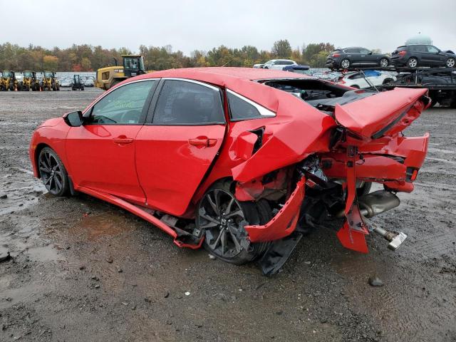 2HGFC2F89LH542824 - 2020 HONDA CIVIC SPOR 红色 照片 3