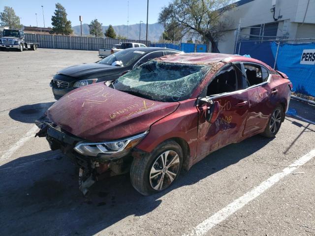 3N1AB8CV0LY287079 - 2020 NISSAN SENTRA SV RED photo 2