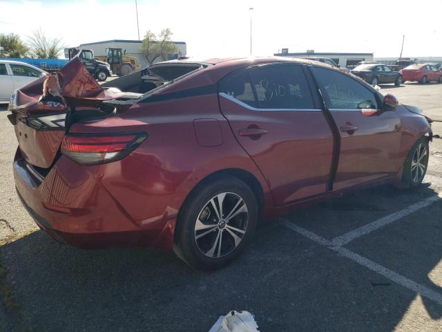 3N1AB8CV0LY287079 - 2020 NISSAN SENTRA SV RED photo 4