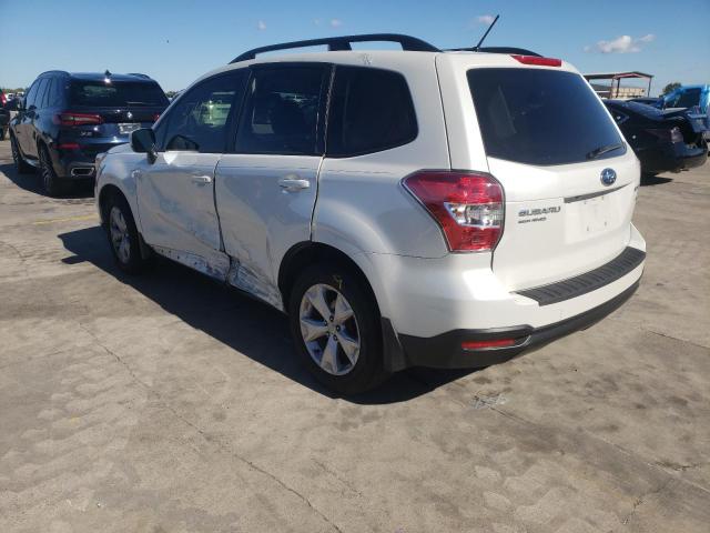 JF2SJADC3FH424266 - 2015 SUBARU FORESTER 2 WHITE photo 10