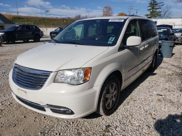 2C4RC1BG9CR388130 - 2012 CHRYSLER TOWN & COU WHITE photo 2