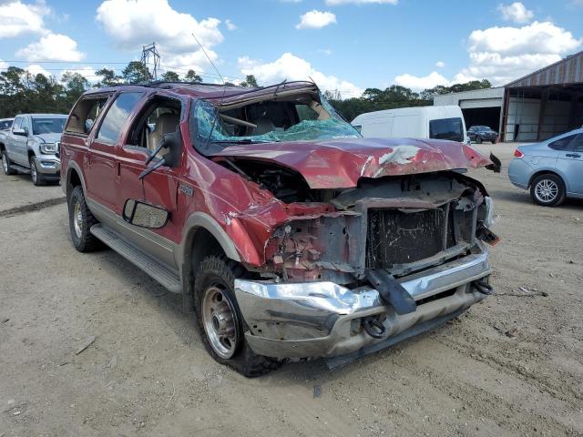 1FMSU43F7YED23735 - 2000 FORD EXCURSION RED photo 1