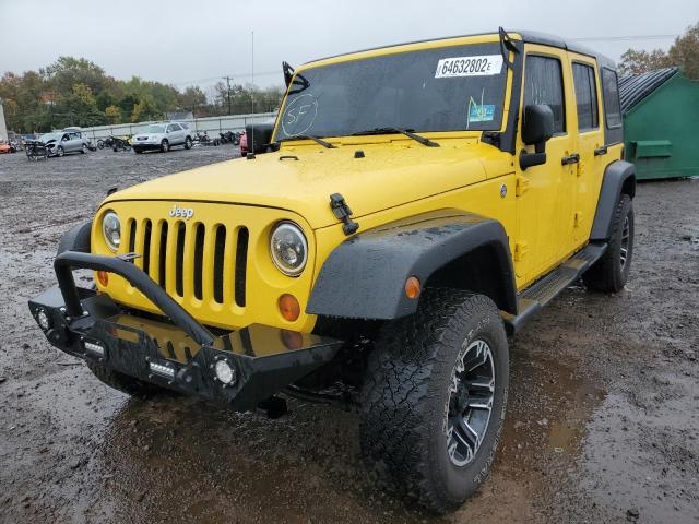 1J4GA39187L229585 - 2007 JEEP WRANGLER X YELLOW photo 2